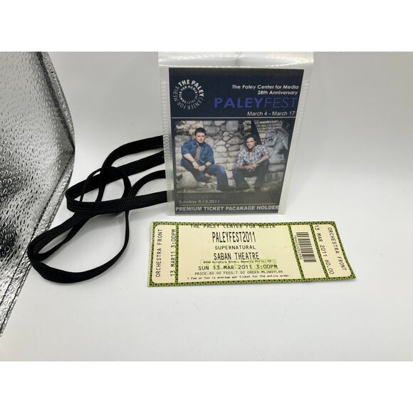 CW Supernatural Paley Fest 2006 & 2011 Programs, 2011 Ticket & 2011 Pass! - Picture 6 of 14